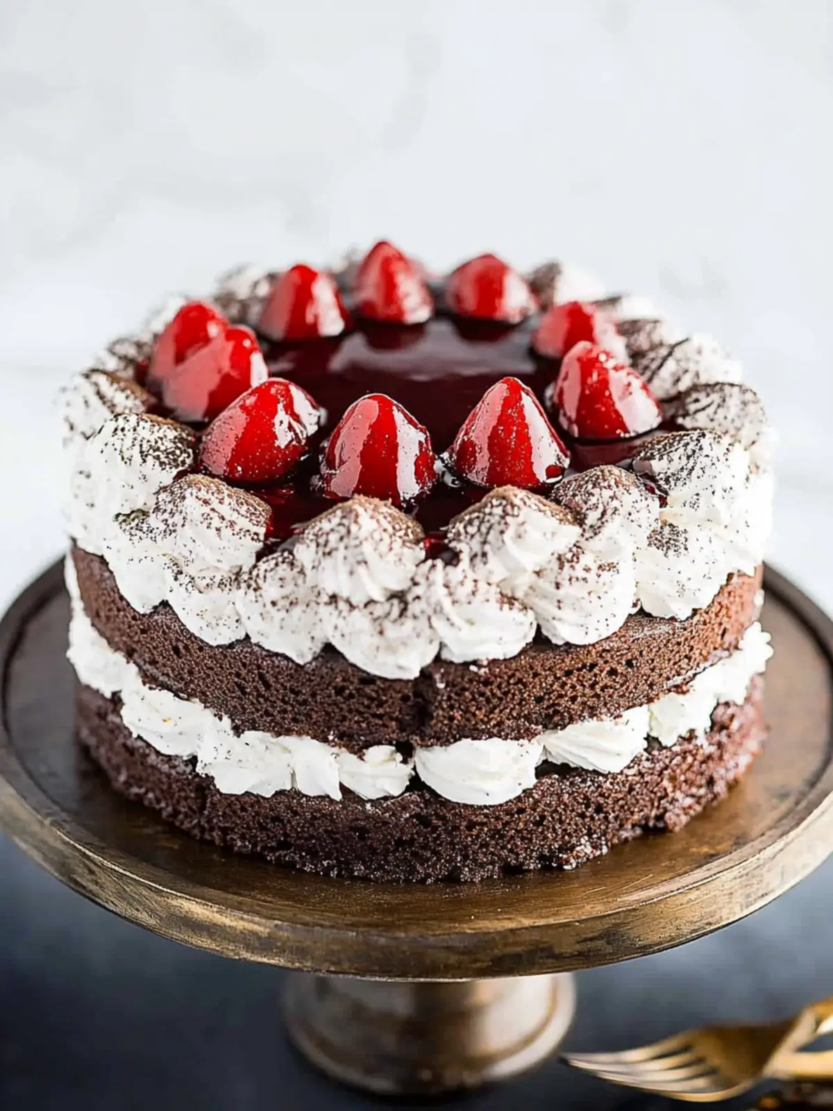 Effortless Black Forest Cake: Decadent with Boxed Mix